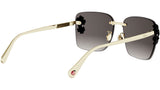 Dior Clover S2U Gold Square Sunglasses