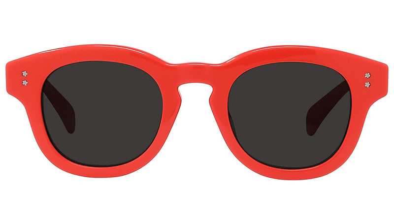 Boke Flower Red Round Sunglasses
