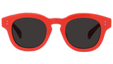 Boke Flower Red Round Sunglasses