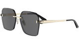 Serpenti Forever Gold Square Sunglasses