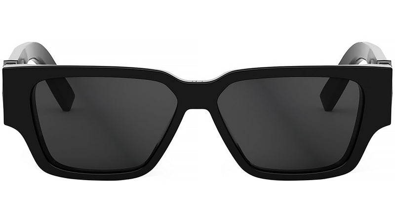 CD Diamond 5I Shiny Black Squared Sunglasses