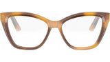 DiorMidnight O B1I Havana Butterfly Eyeglasses