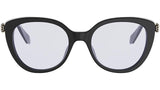 Serpenti Forever Black Square Eyeglasses