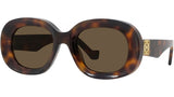Chunky LW40103U 52E Havana Geometric Sunglasses