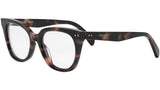 Thin Tortoise Square Eyeglasses