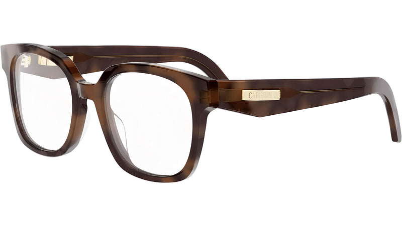 CDiorO S5I Brown Square Eyeglasses