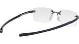 Flex Silver Rectangular Eyeglasses
