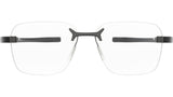 Flex Black Geometric Eyeglasses