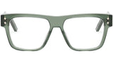 CD DiamondO S6I Green Square Eyeglasses