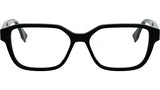 FF Squared Black Square Eyeglasses