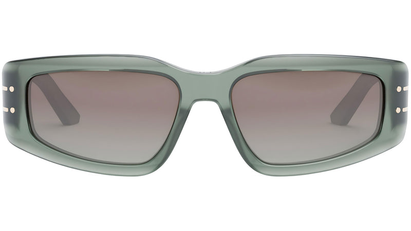 DiorSignature S9U Green Geometric Sunglasses