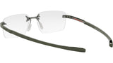Flex Silver Rectangular Eyeglasses
