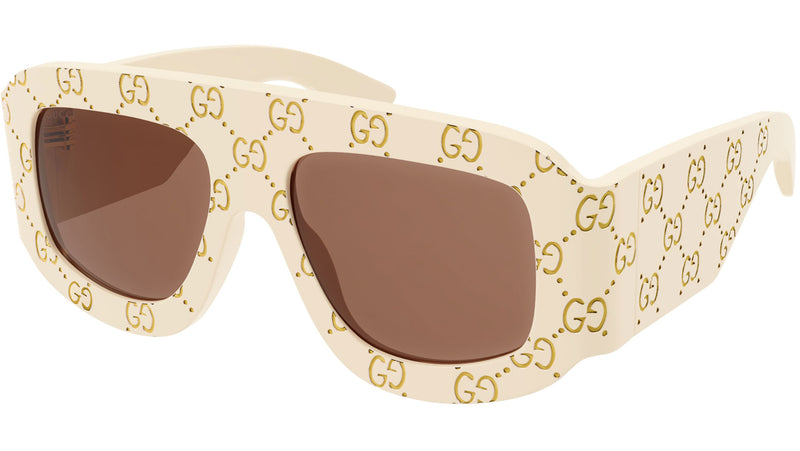 GG0983S 001 Solid Ivory Orange