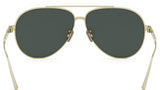 DiorCannage A1U Yellow Pilot Sunglasses