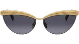 Tubogas Gold Cat Eye Sunglasses