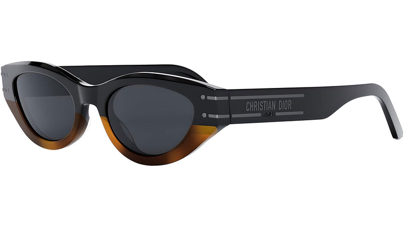 DiorSignature B5I Black Tortoise Butterfly Sunglasses