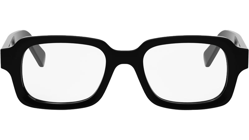 3 Dots Black Geometric Eyeglasses