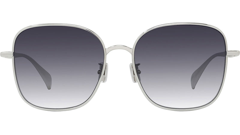 Boke Flower Silver Square Sunglasses