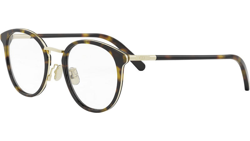 Mini CD O R7F Shiny Havana Round Eyeglasses