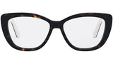 LaParisienneDiorO S2I Havana Butterfly Eyeglasses
