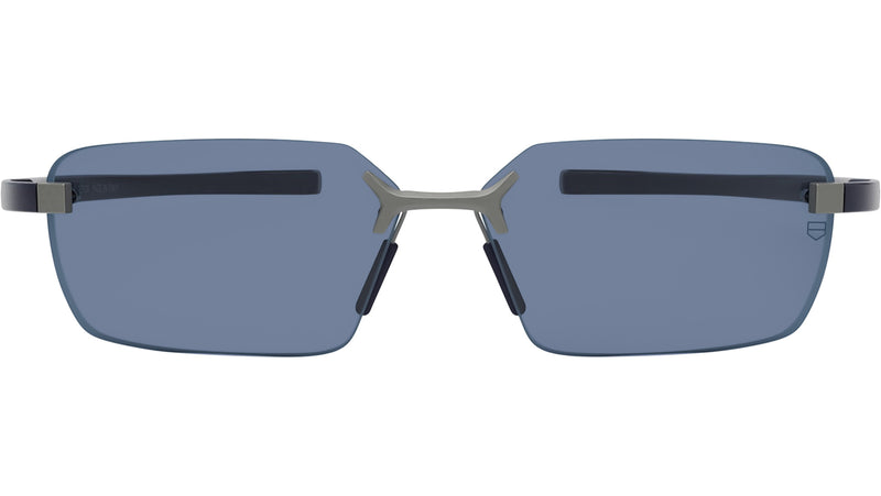 Flex Silver Rectangular Sunglasses