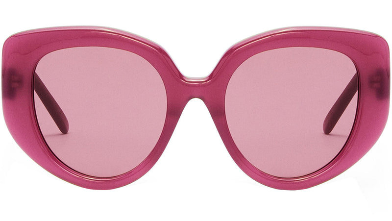 Curvy Red Butterfly Sunglasses