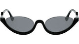 FF Diamonds Black Oval Sunglasses