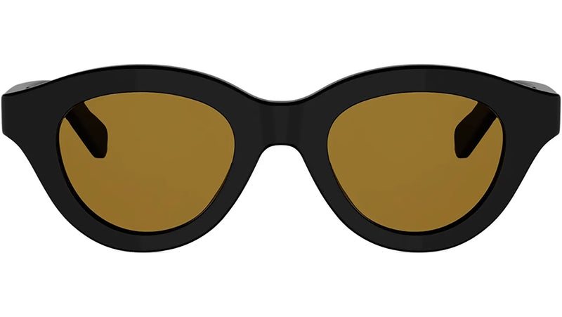 Triomphe Mini Black Round Sunglasses