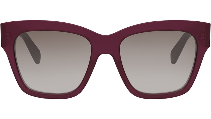 Triomphe Red Geometric Sunglasses