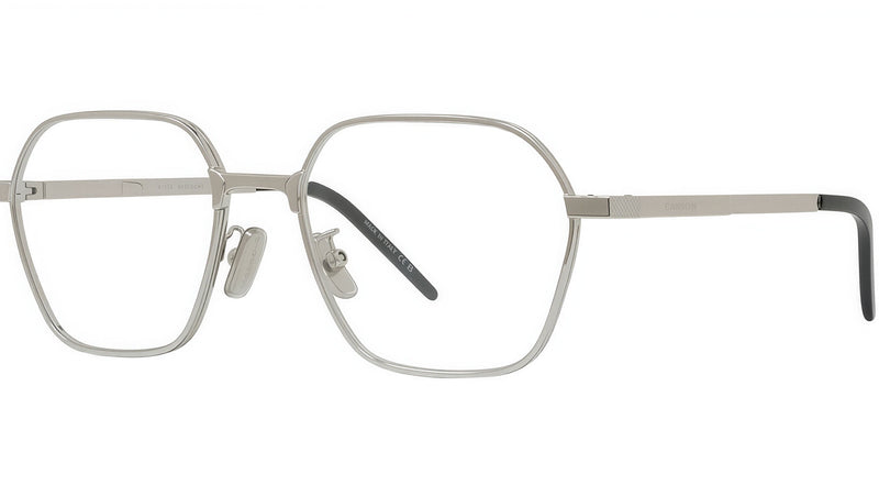 GV One Silver Geometric Eyeglasses