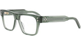 CD DiamondO S6I Green Square Eyeglasses