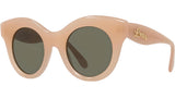 Curvy Rose Round Sunglasses