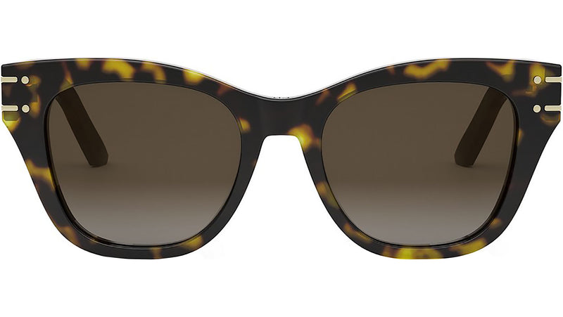 DiorSignature B4I Shiny Havana Butterfly Sunglasses