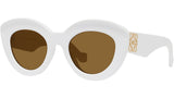 Chunky LW40051I 21E White Butterfly Sunglasses