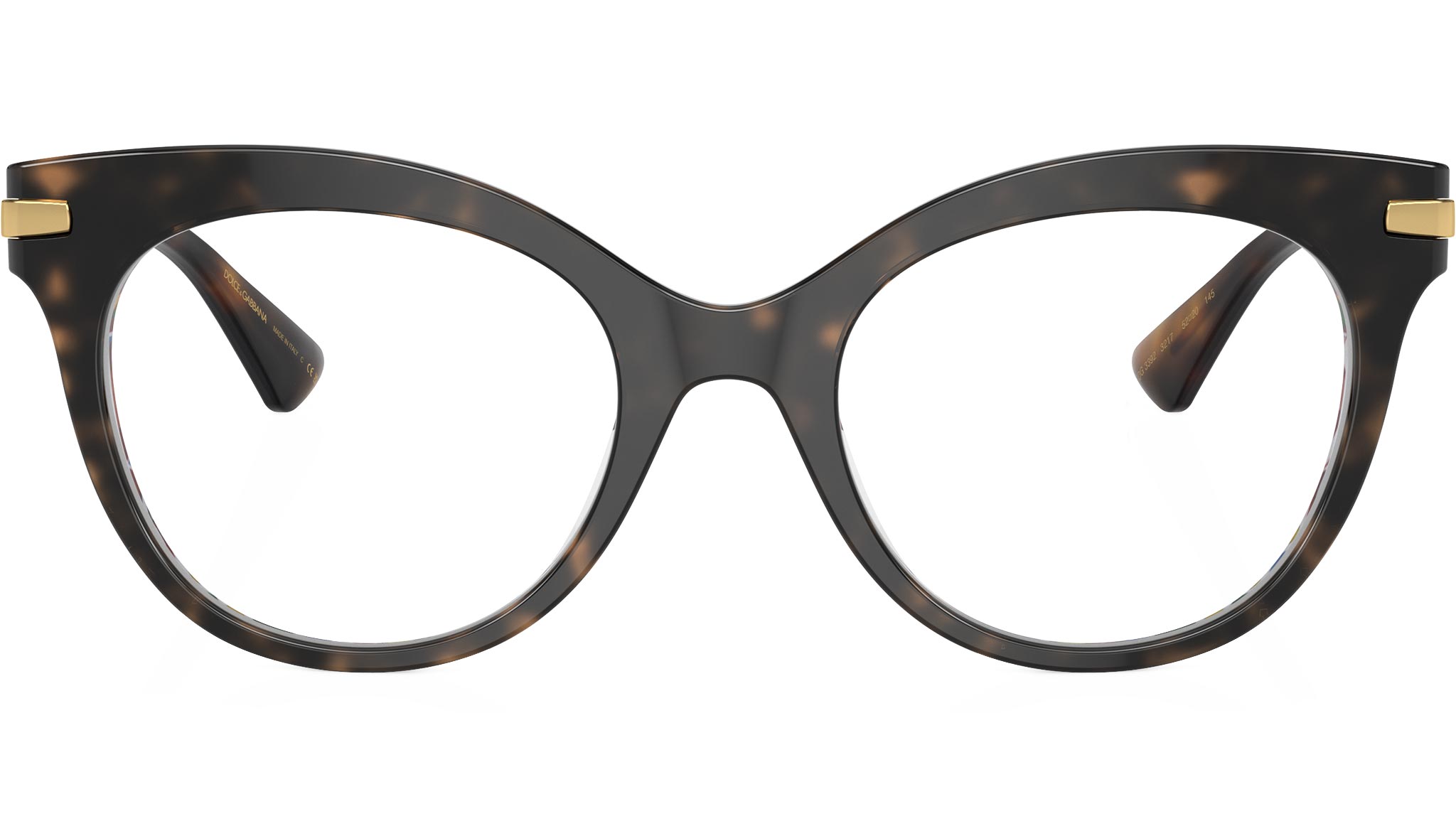 Occhiali da vista Dolce Gabbana DG3392 3217 Avana Su Bianco