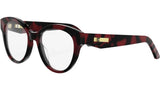 CDiorO B2I Havana Cat Eye Eyeglasses