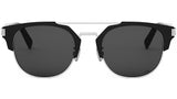 CD Icon 1U Black Geometric Sunglasses