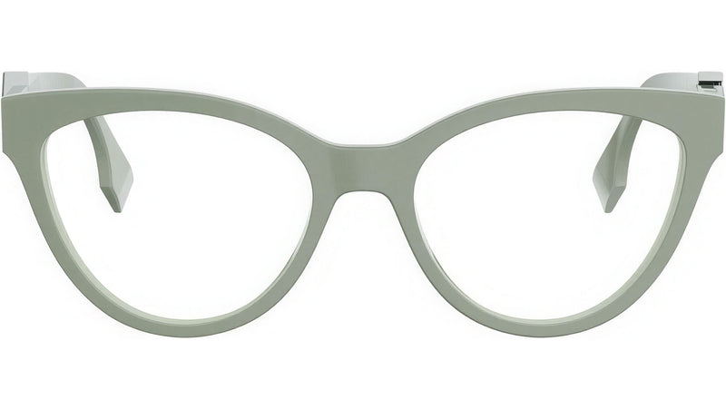 FF Diamonds Green Cat Eye Eyeglasses