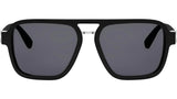 Bvlgari Aluminium Matte Black Pilot Sunglasses