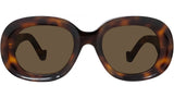 Chunky LW40103U 52E Havana Geometric Sunglasses