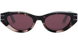 DiorSignature B5I Shiny Dark Havana Cat Eye Sunglasses