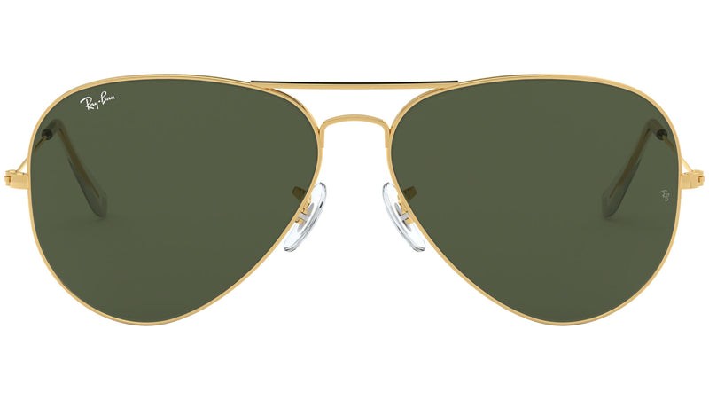 Aviator Large Metal II RB3026 L2846 Gold Green