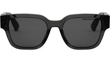 Dior Oblique 1I Shiny Black Squared Sunglasses