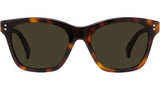 Boke Flower Havana Square Sunglasses