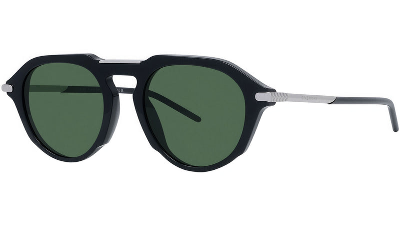 GV One Black Round Sunglasses