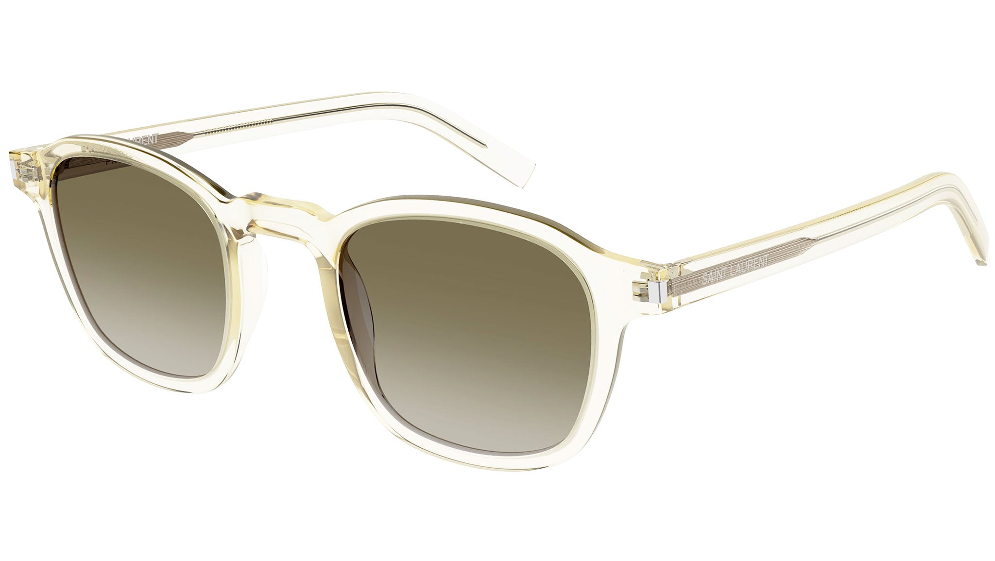 Occhiali da sole Saint Laurent SL 549 SLIM 007 Giallo Trasparente