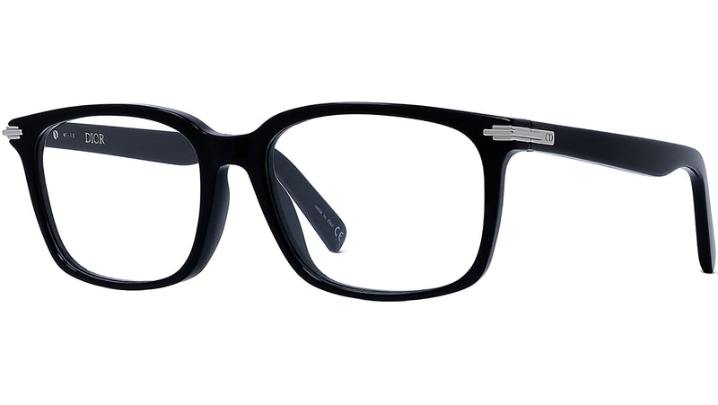 DiorBlackSuitO SI Black Rectangular Eyeglasses
