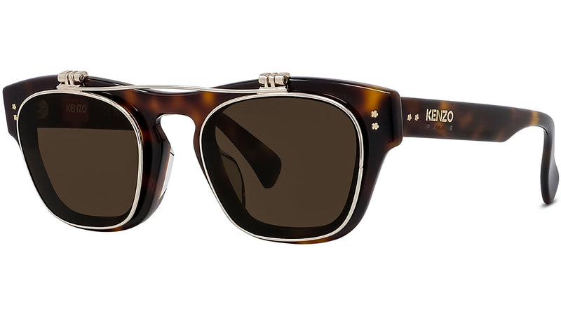 Boke Flower Havana Geometric Sunglasses