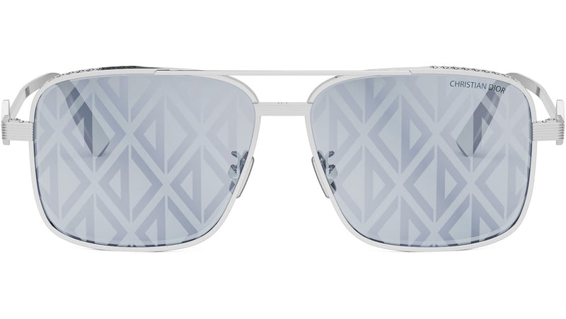 CD Diamond S9U Silver Geometric Sunglasses