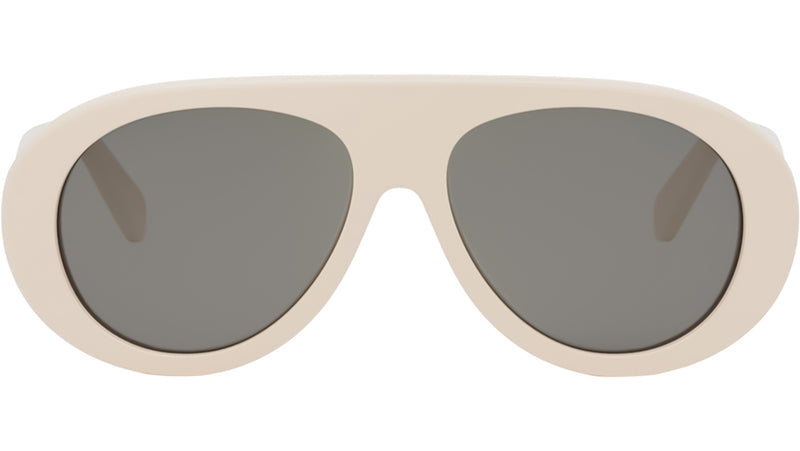 Apres Ski Capsule White Aviator Sunglasses